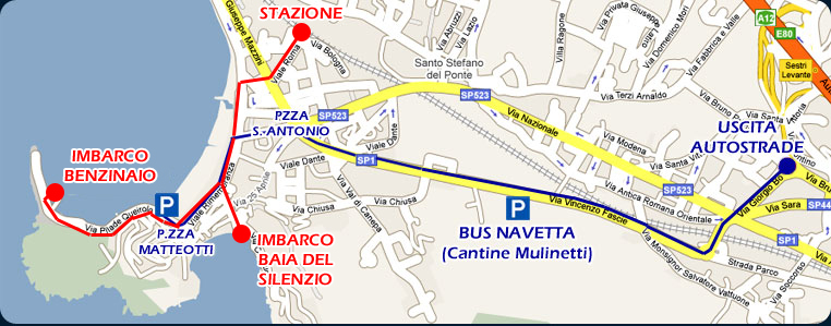 Mappa Sestri Levante